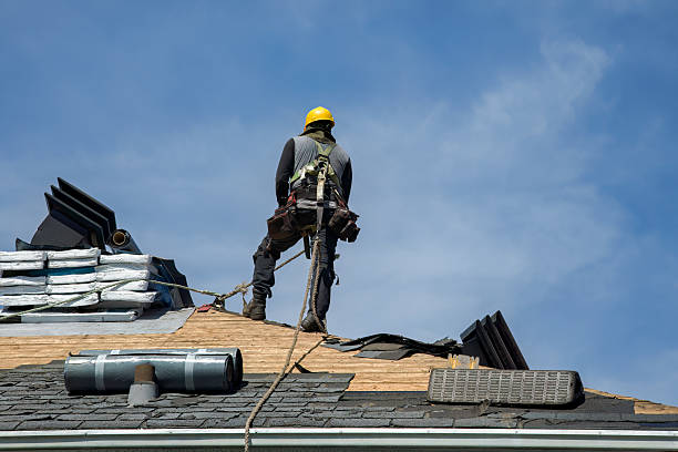 Professional Roof Repair technician working in King, WI